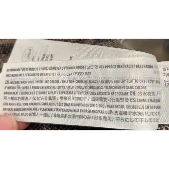 Abercrombie & Fitch Knit Tank V Neck Cheetah Print Crop Size XL - Picture 6 of 7